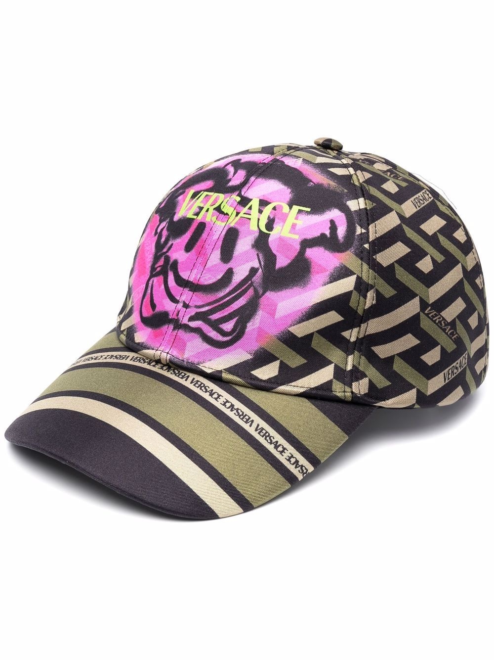 graphic-print six-panel cap - 1