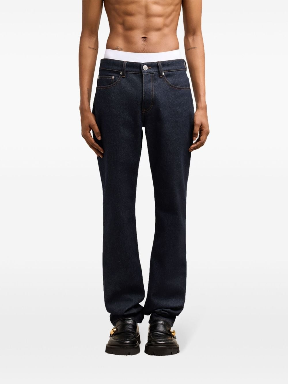 Classic fit cotton jeans - 5