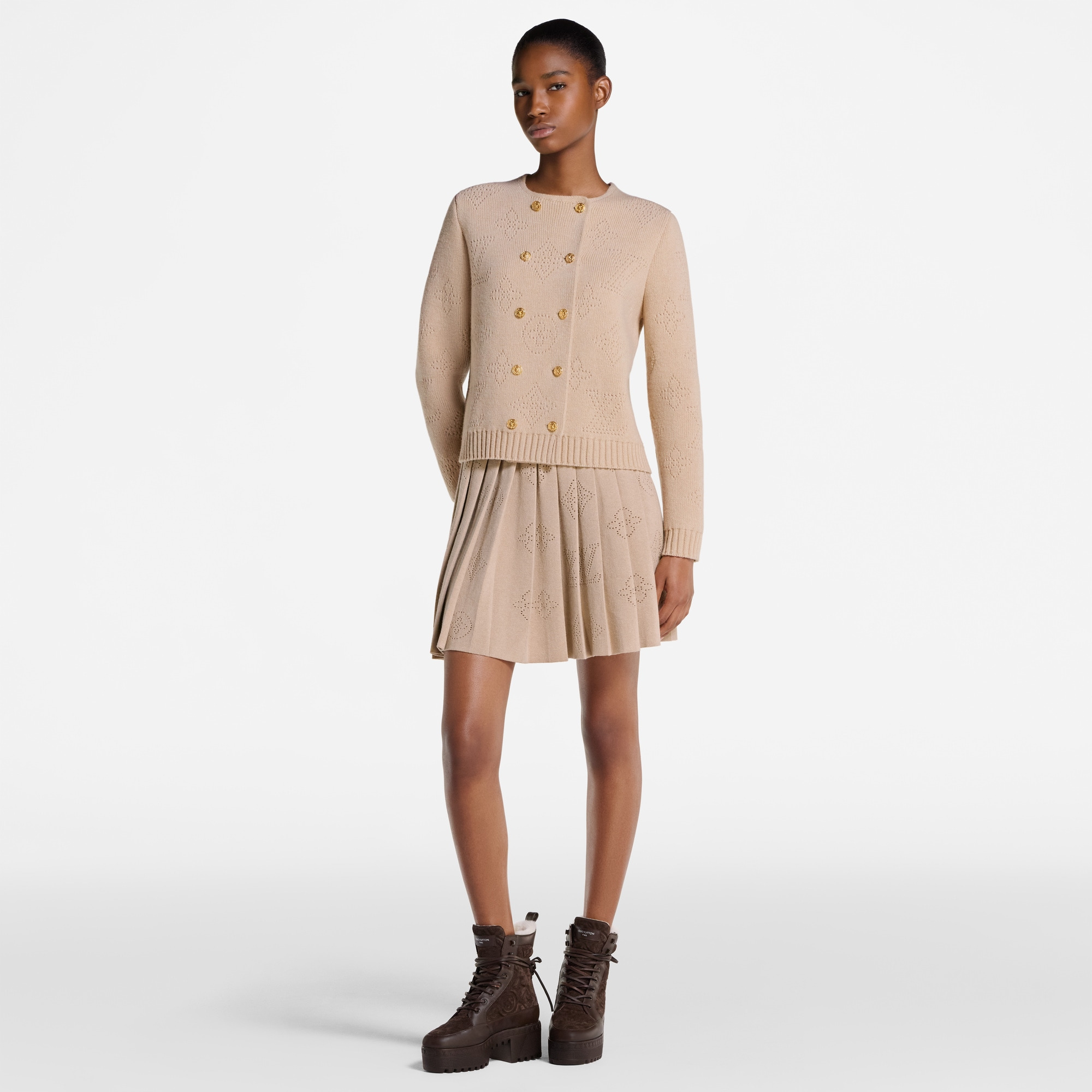 Pleated Mahina Knit Skirt - 6