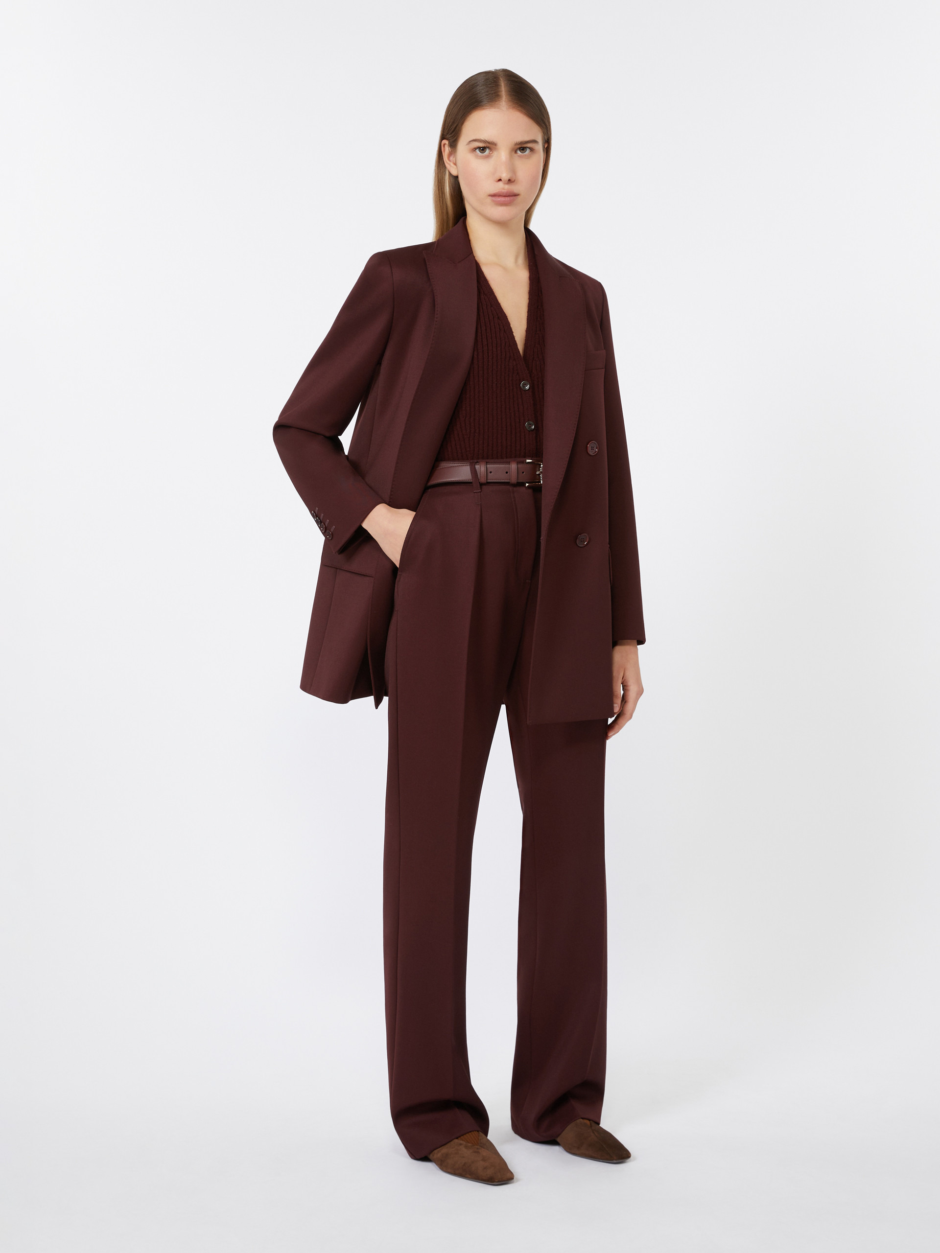 CANNES Gabardine wool trousers - 2
