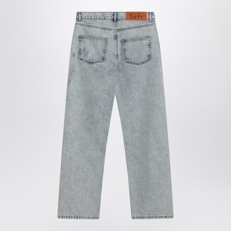 Séfr Light Blue Distressed Jeans Men - 2