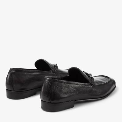 JIMMY CHOO Marti Reverse
Black Buffalo Leather Loafers with Chain Embellishment outlook