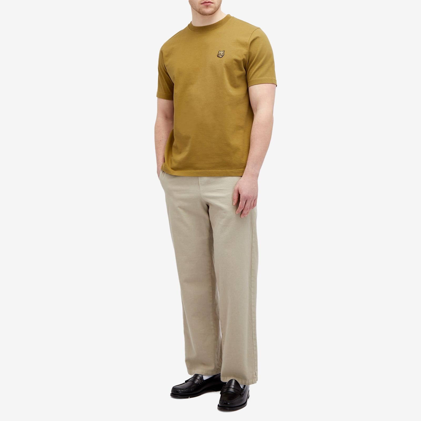 Maison Kitsuné Bold Fox Head Patch Comfort T-Shirt - 4