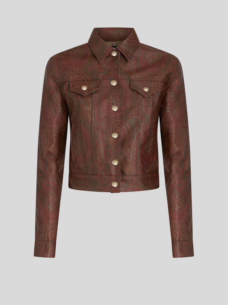 PAISLEY JACQUARD FABRIC JACKET 1