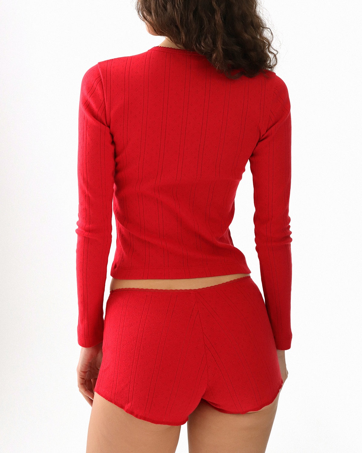 The Cardigan Cherry Red - 4