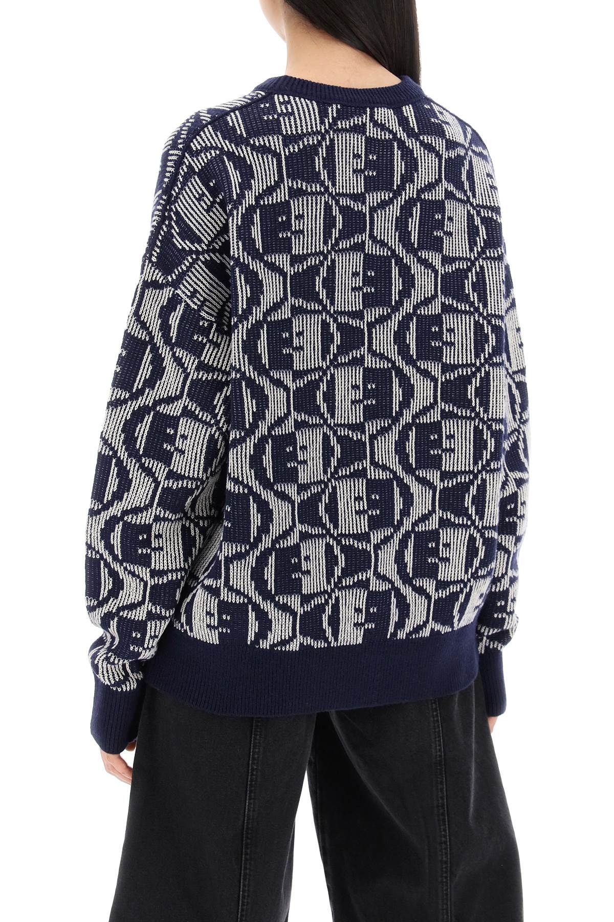 Acne Studios Crewneck Jacquard Face Women - 4