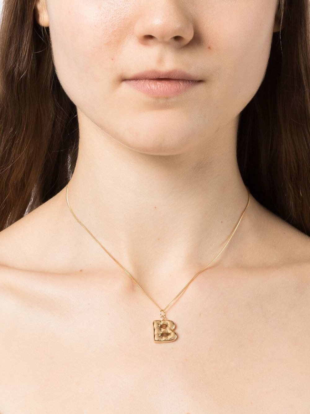 B pendant necklace - 2