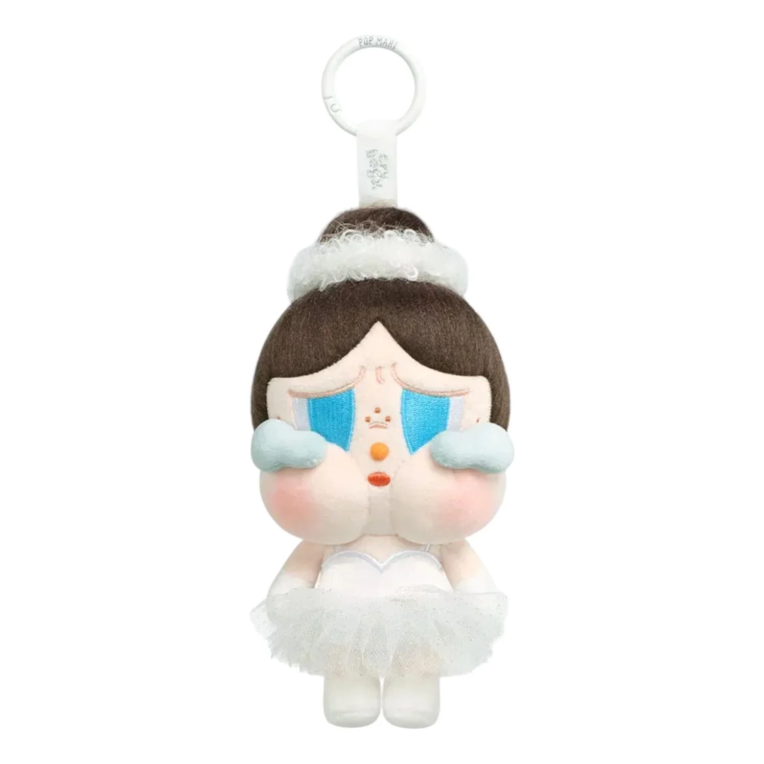 Pop Mart Crybaby Shiny Shiny Plush Blister Pack Pendant PPMT-2507-W - 1