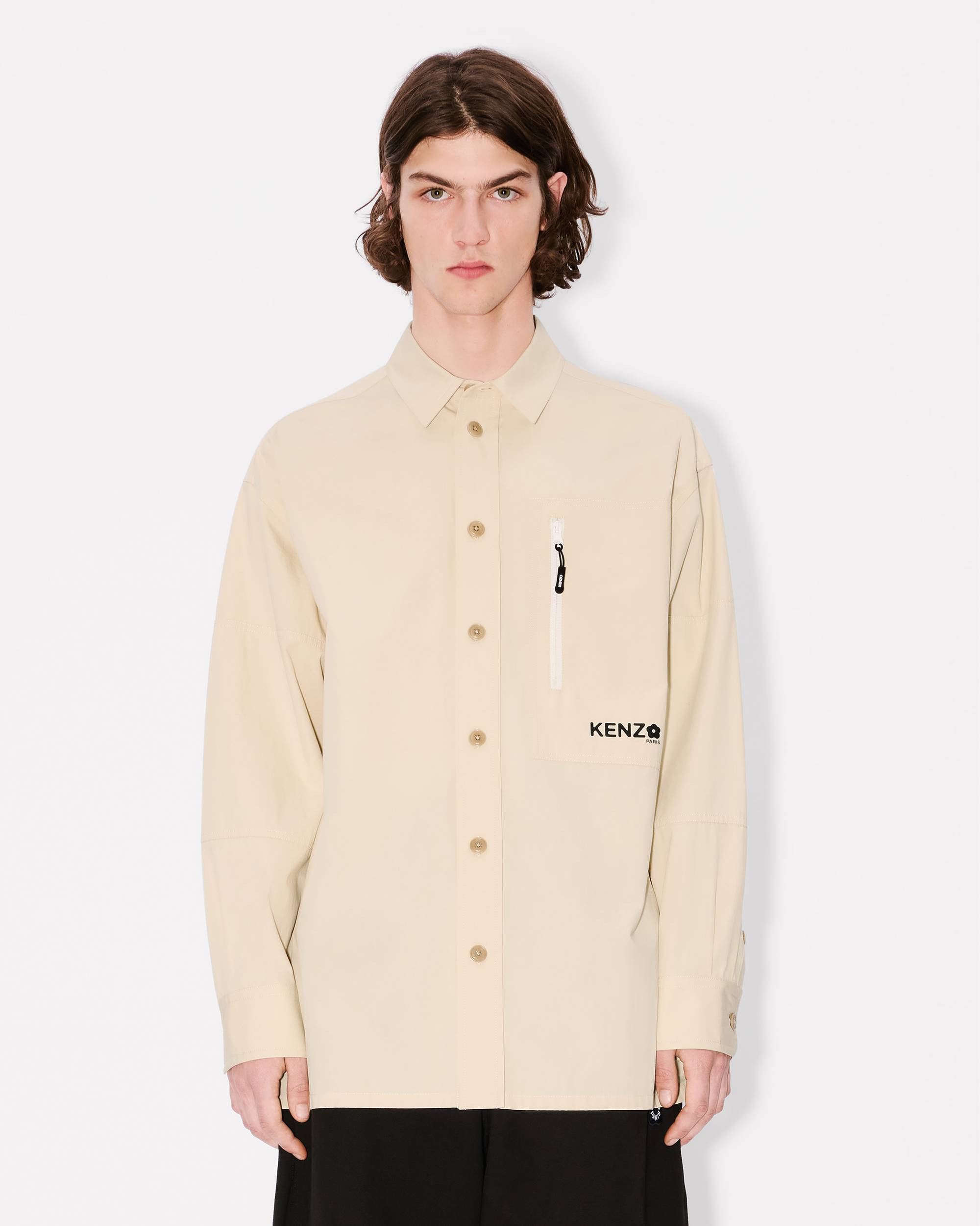 'Boke Flower 2.0' oversized shirt in technical cotton - 3