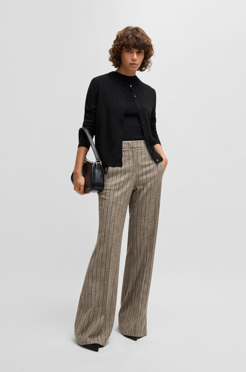 BOSS MERINO-WOOL CARDIGAN WITH BUTTON FRONT outlook