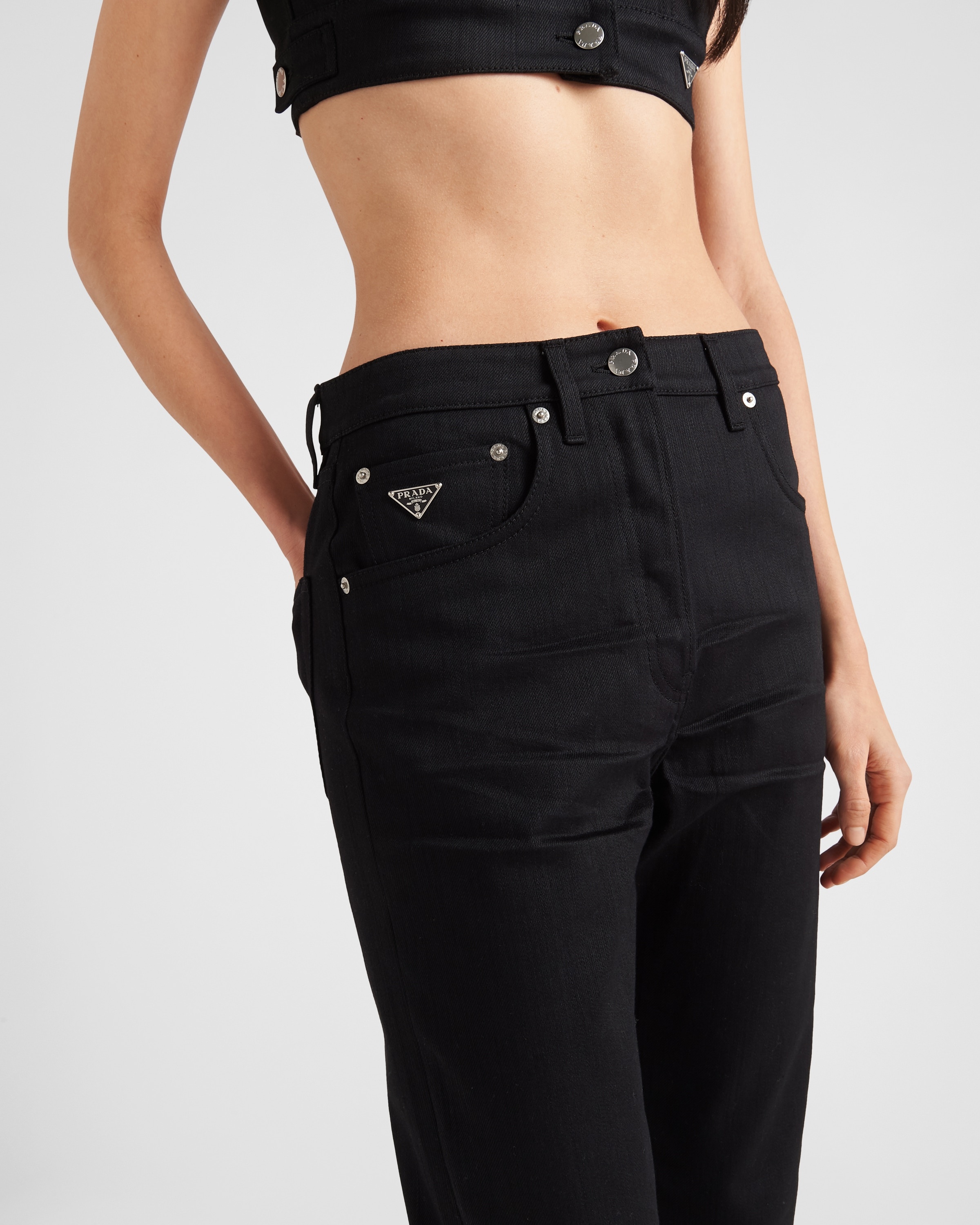 【プラダ・PRADA】Stretch denim five-pocket jeans Prada Five-Pocket Denim Jeans | Saks Fifth Avenue