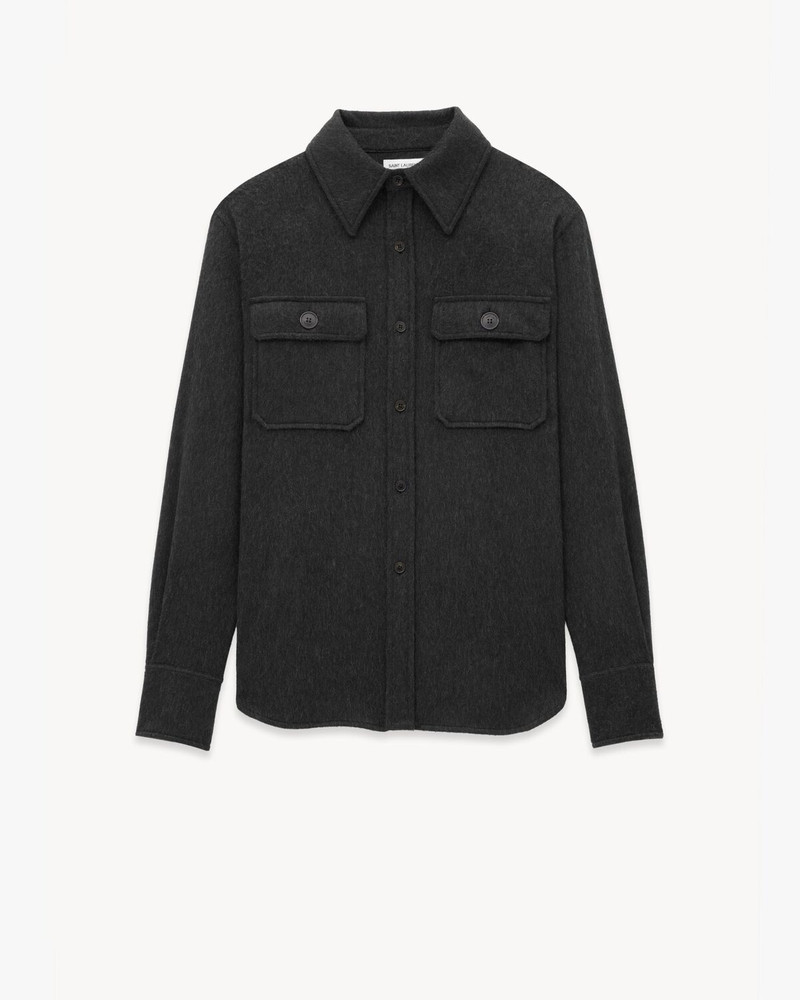 SHIRT IN CASHMERE AND WOOL 1