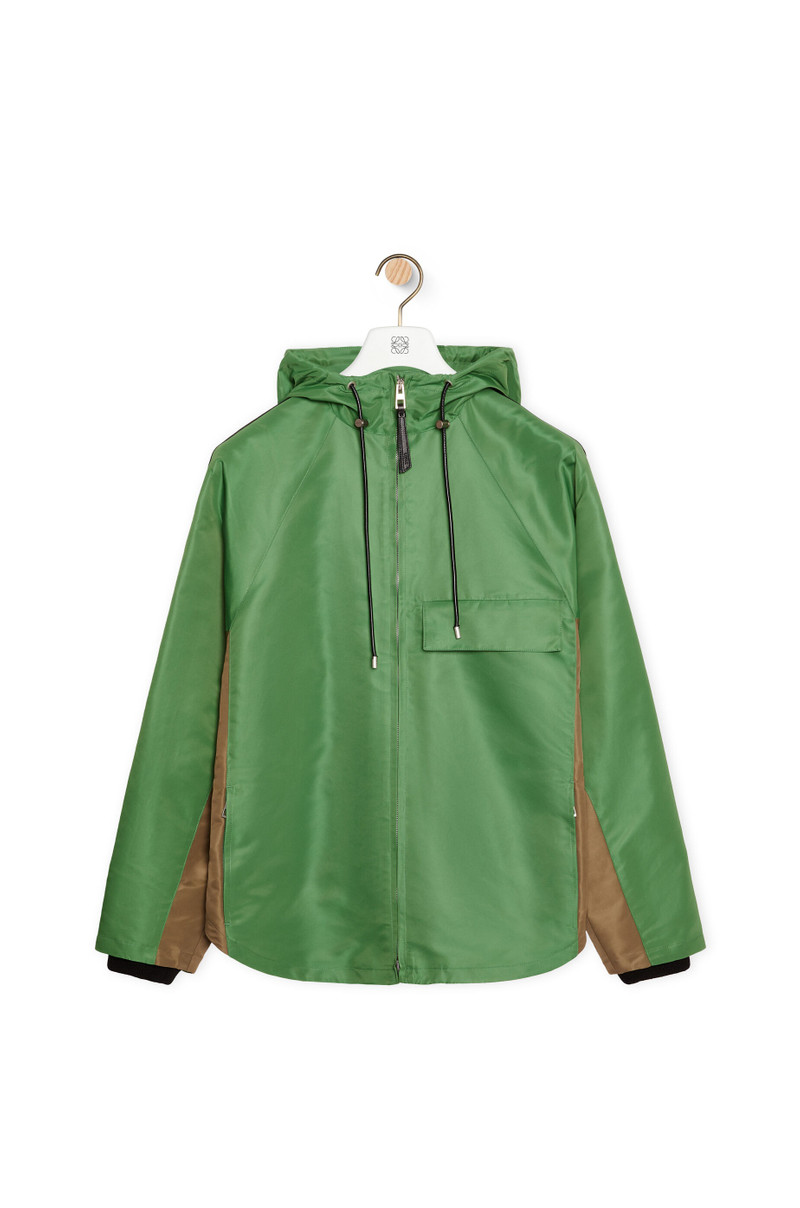 Hooded parka in nylon 1