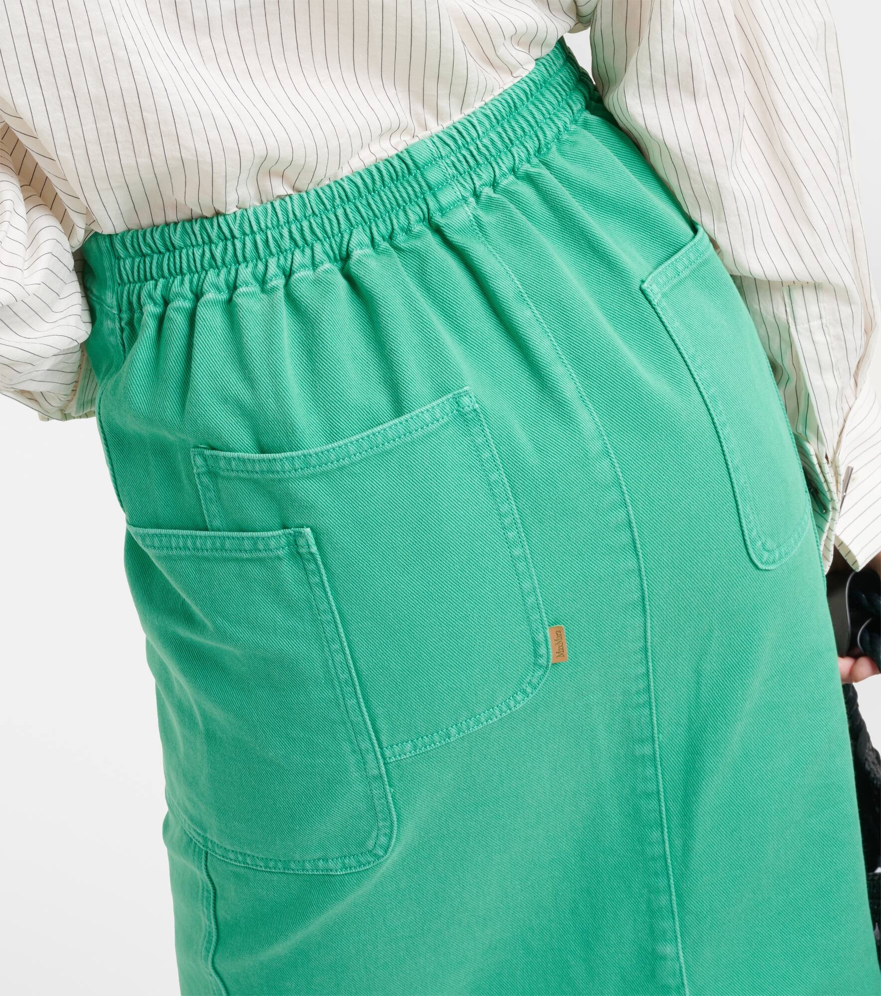 Werther cotton drill midi skirt - 6