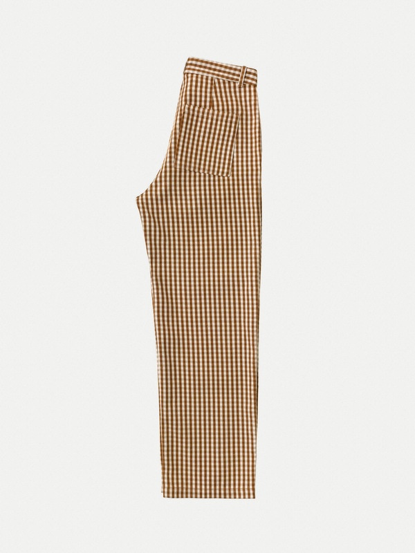 Willa Pants Gingham Oak - 8