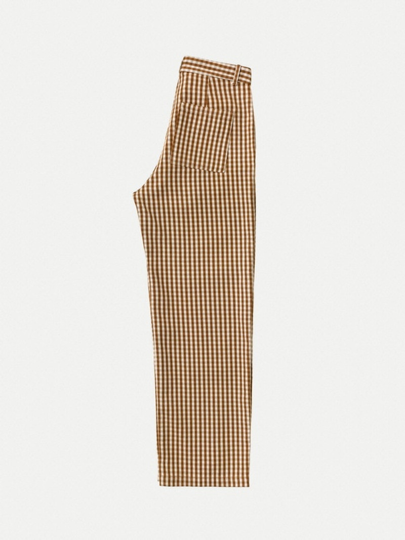 Willa Pants Gingham Oak 8
