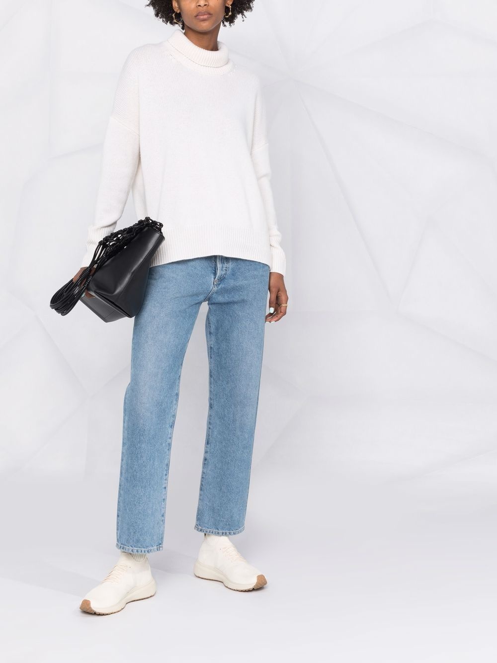 roll-neck cashmere jumper - 2