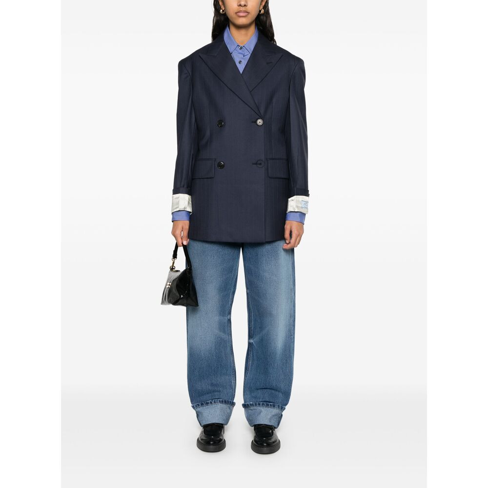 Prada Blue Jackets - Blazers Women - 3