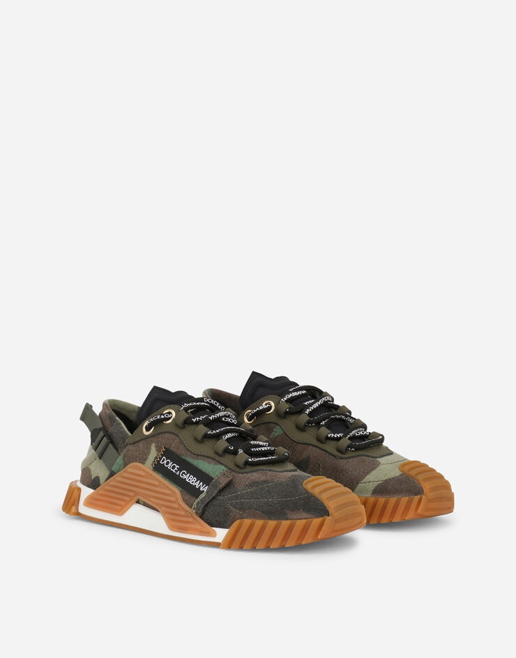 Camouflage patchwork NS1 sneakers - 2