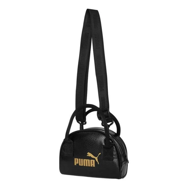 (WMNS) PUMA Core Up Mini Grip Bag 'Black Gold' 078308-01 - 1