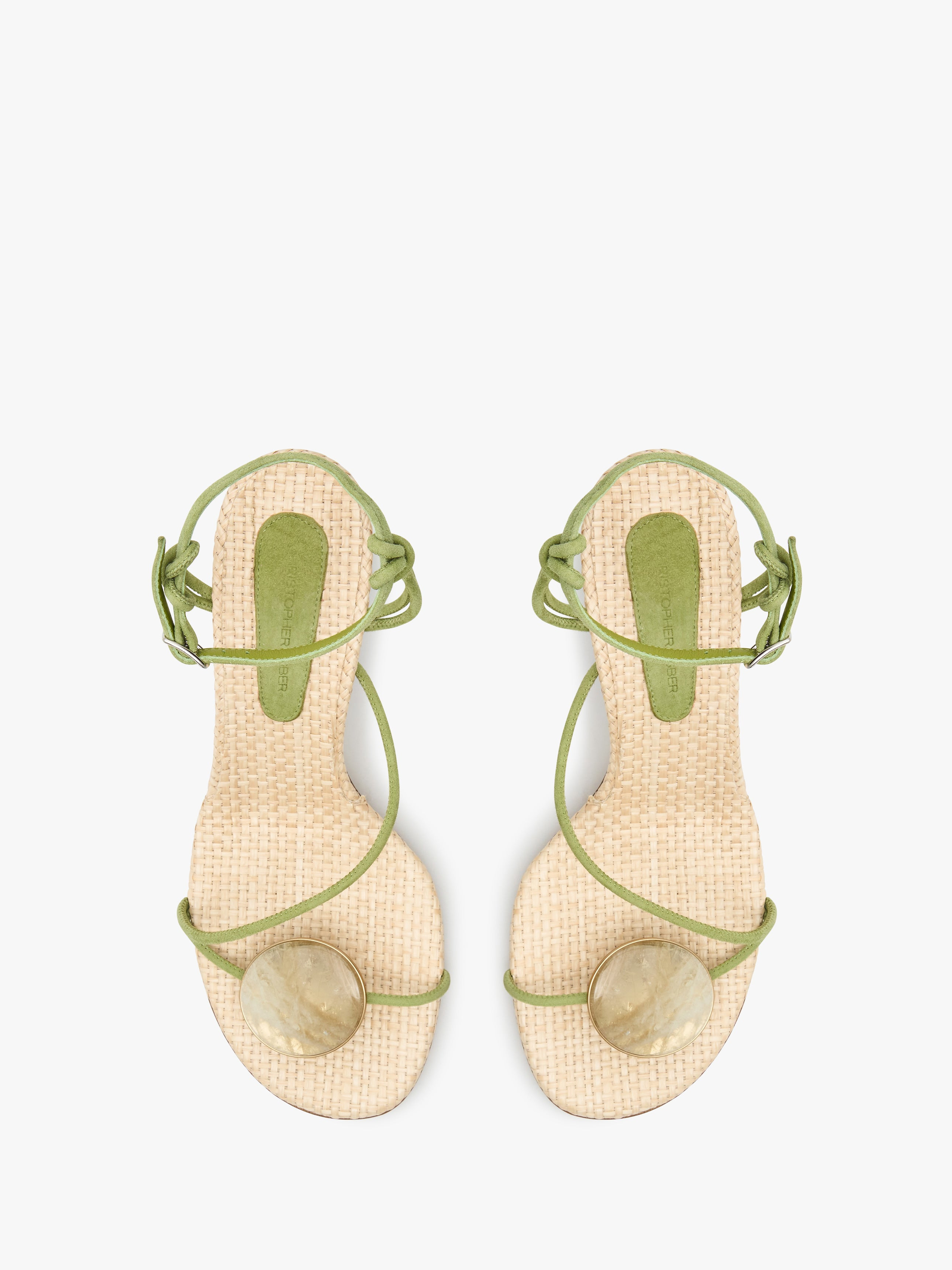 Doma Stoned Raffia Heel - 4
