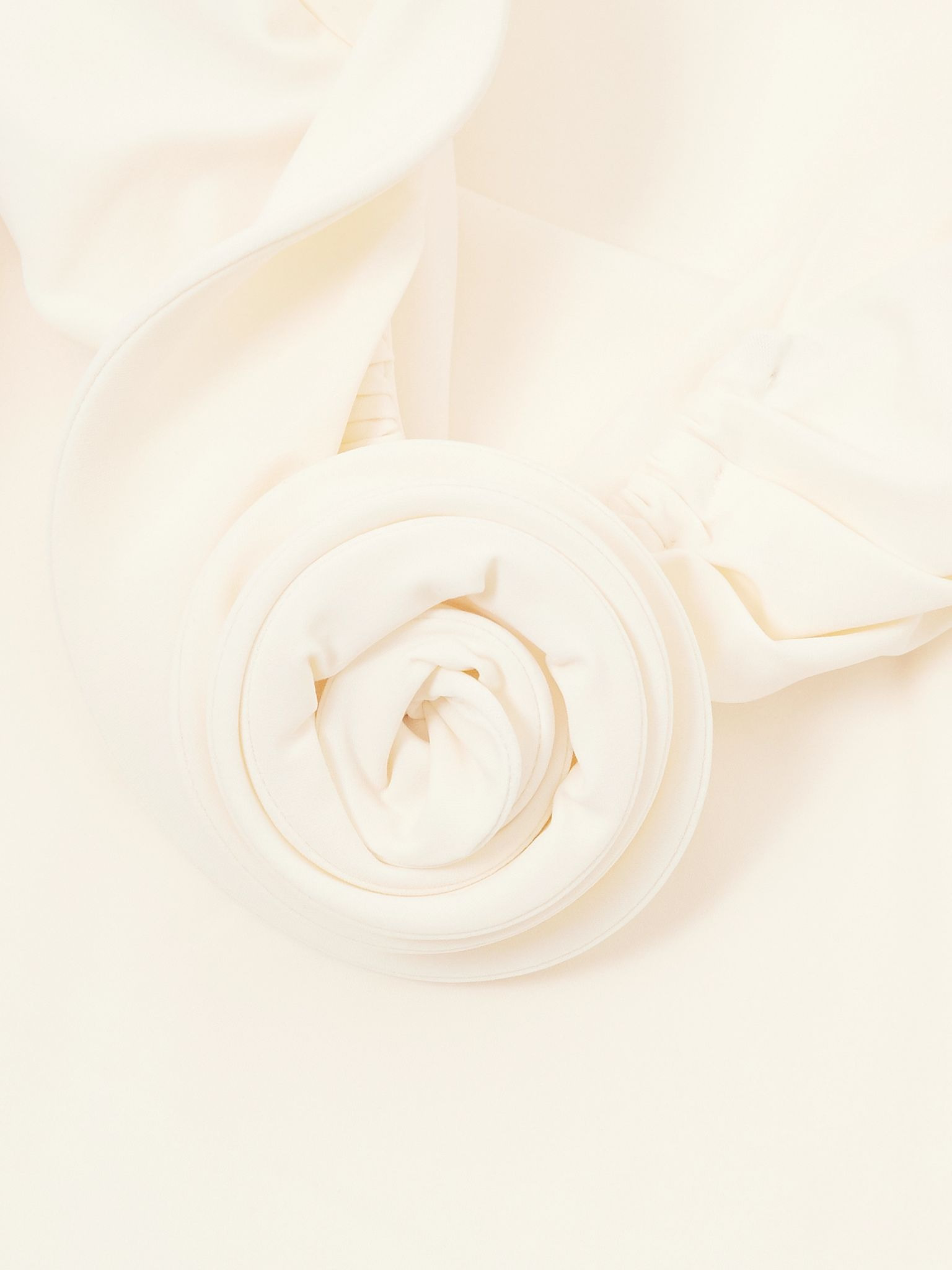 Appliquéd swimsuit Cream - 4