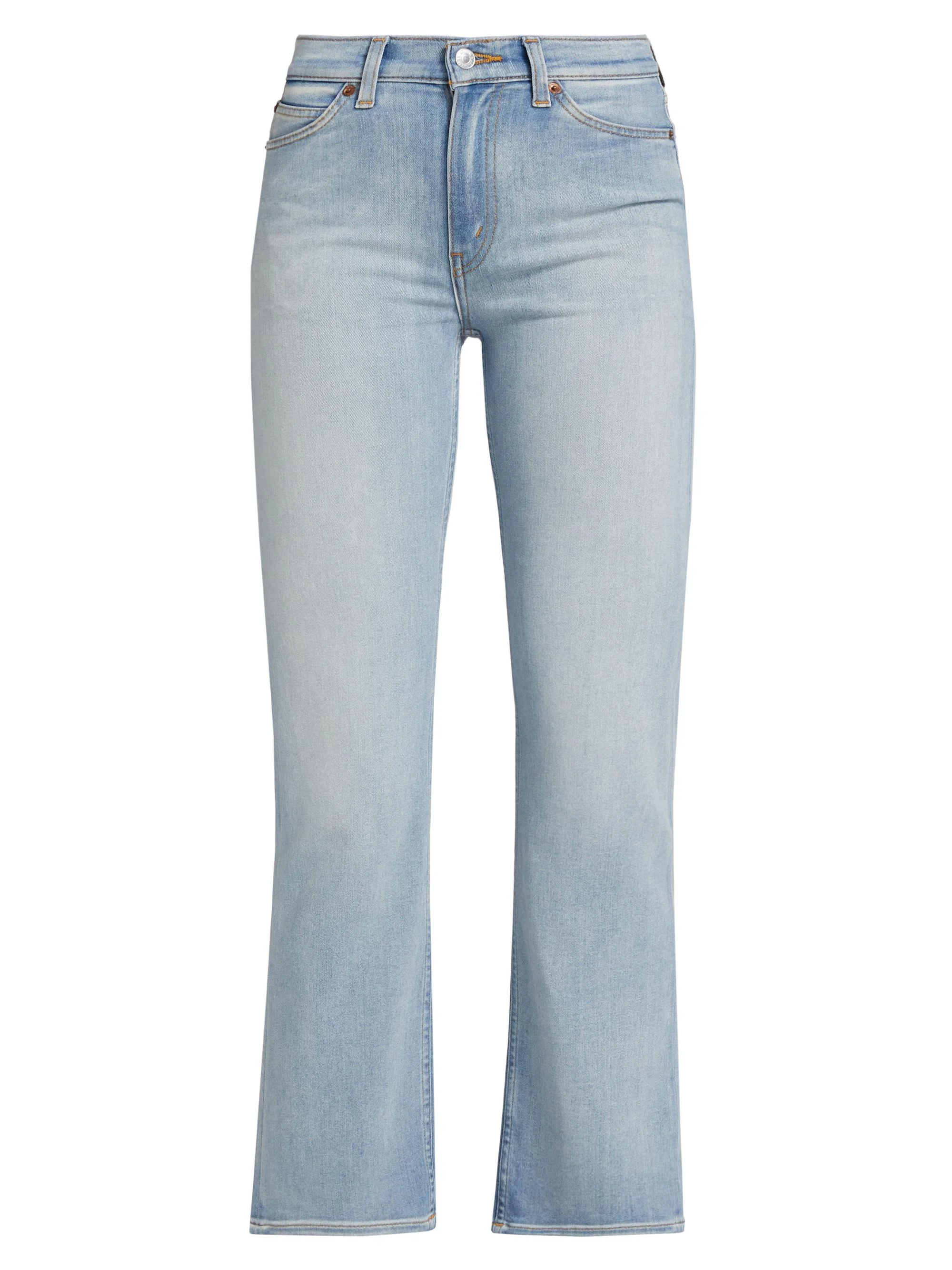 Women's 70s Crop Boot-Cut Jeans - Cielito - 1