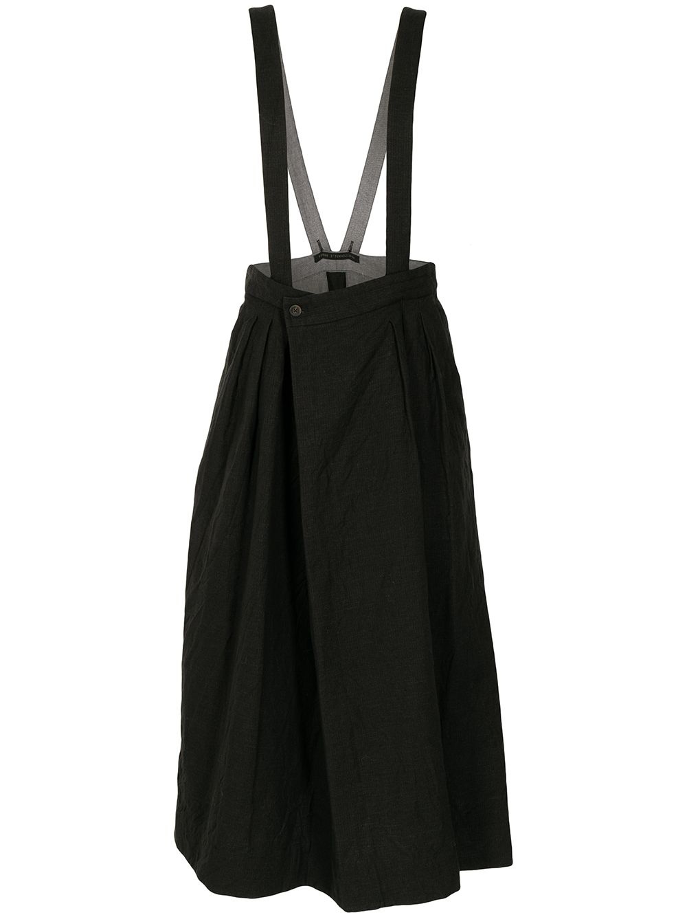 pleated-detail full skirt - 1