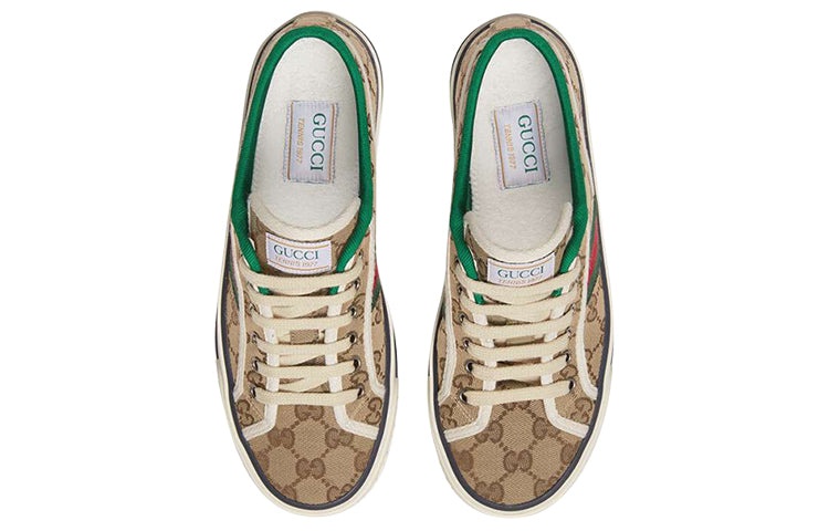 (WMNS) Gucci Tennis 1977 'Beige Ebony' 606110-HVK20-9766 - 3