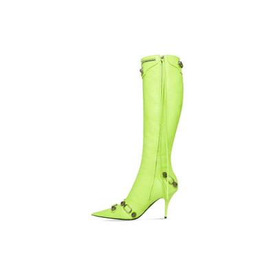 BALENCIAGA Women's Cagole 90mm Boot in Yellow outlook