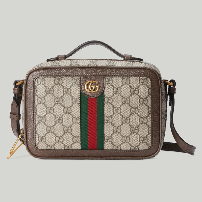 Ophidia small crossbody bag with Web 1