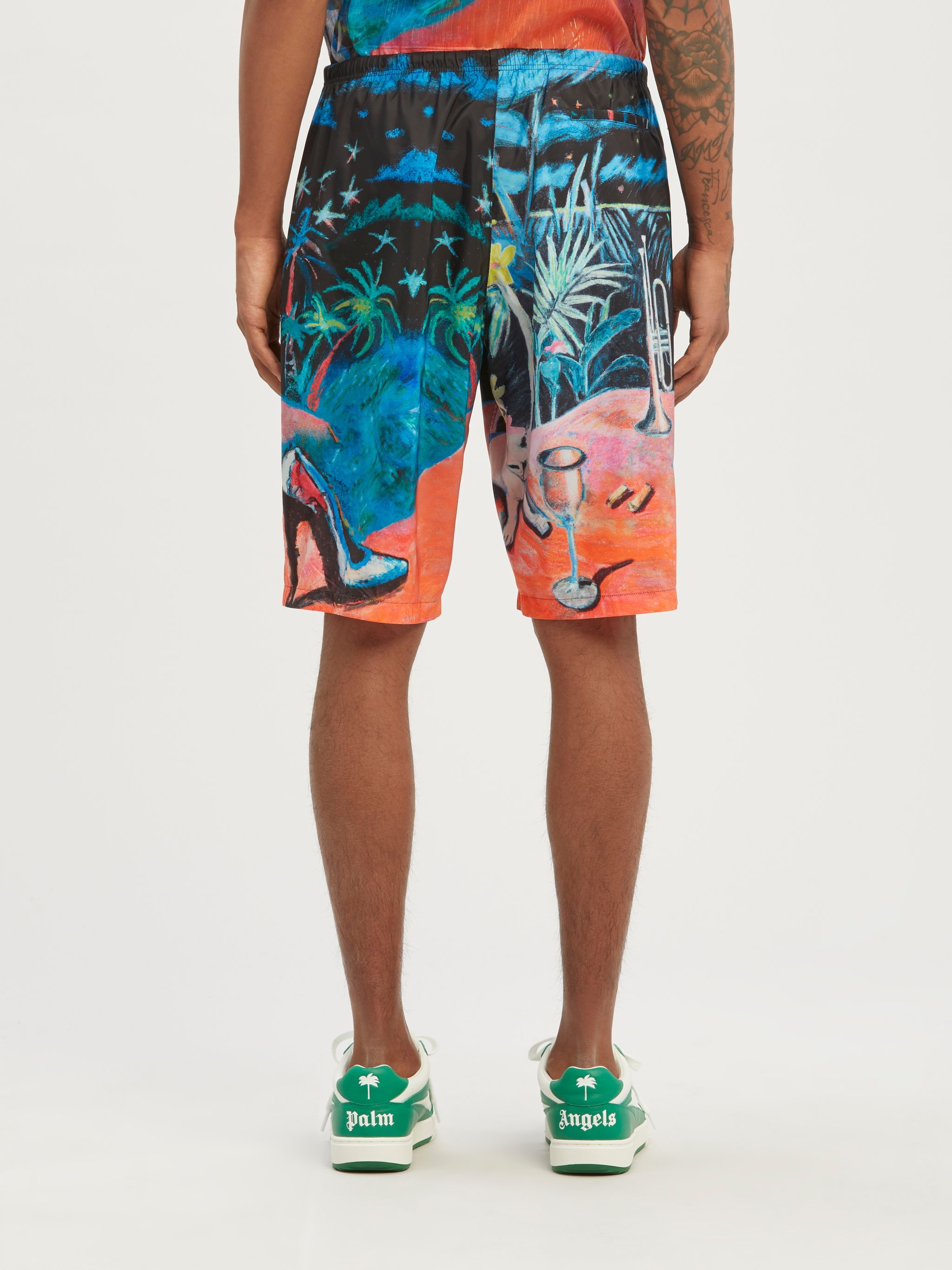 Oil On Canvas Long Swimshorts - 5