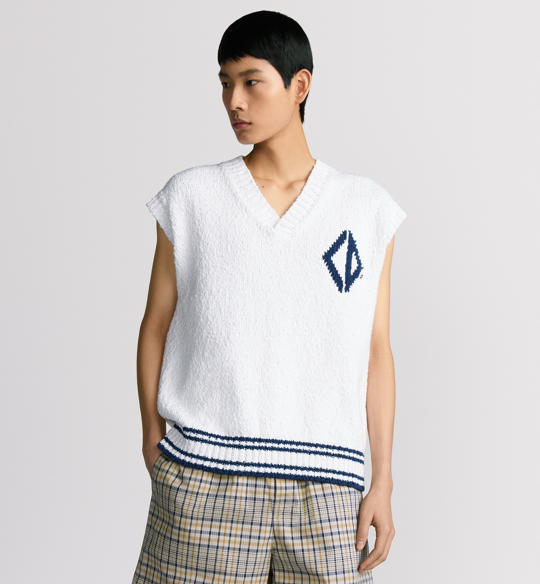 CD Diamond Sweater Vest - 2