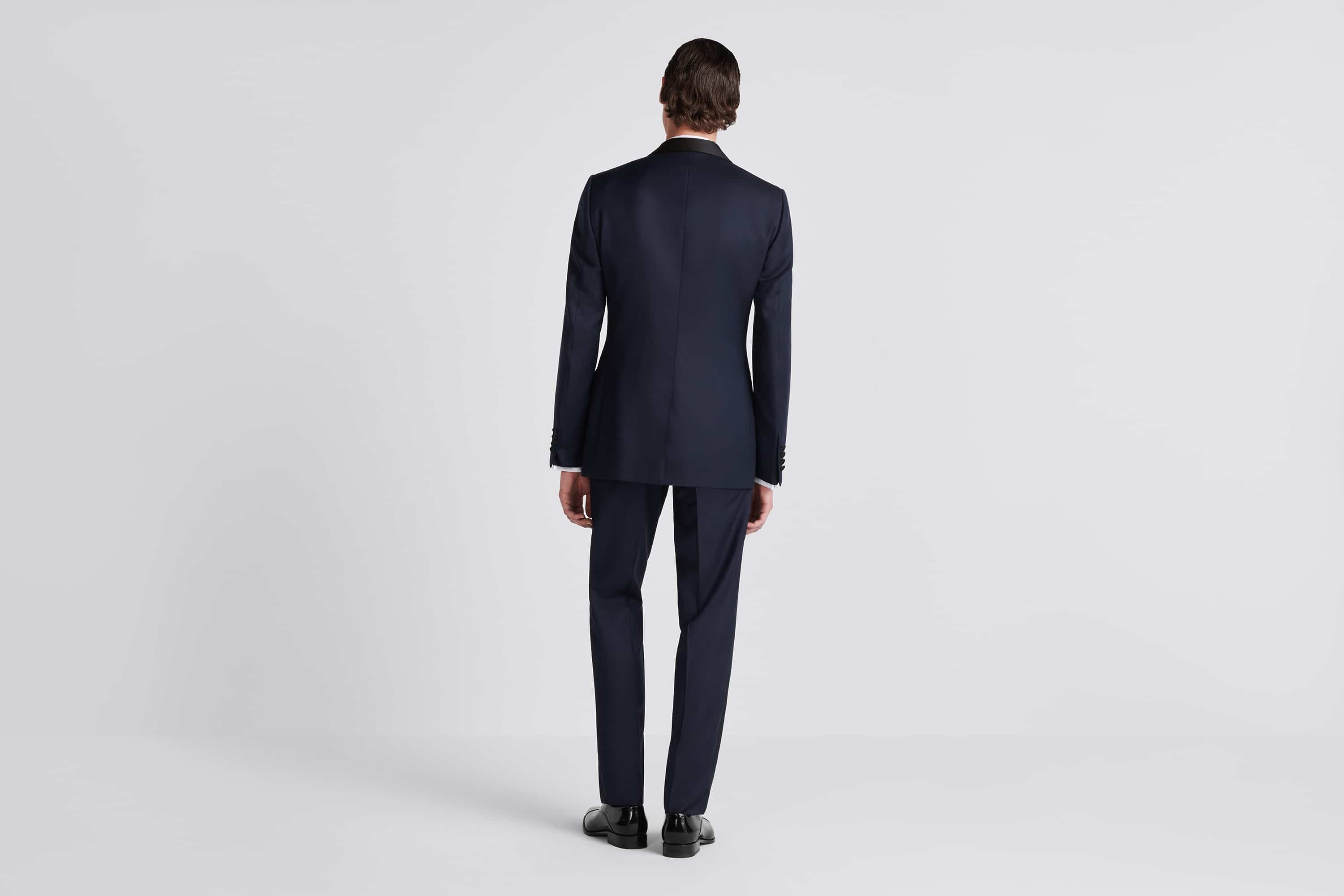 Classic-Cut Tuxedo with Shawl Collar - 3