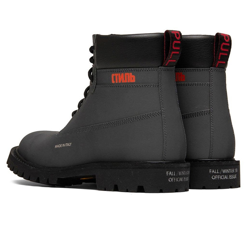 Heron Preston HERON PRESTON REFLECTIVE ANKLE BOOT - BLACK outlook