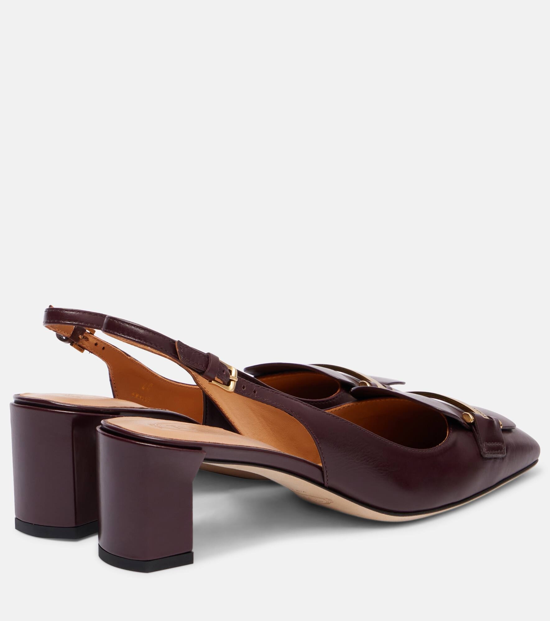 Barretta 50 leather slingback pumps - 2