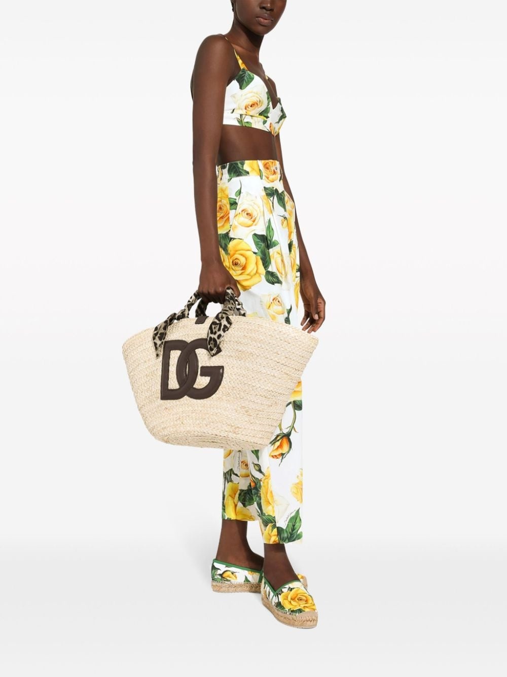 medium Kendra logo-patch tote bag - 2
