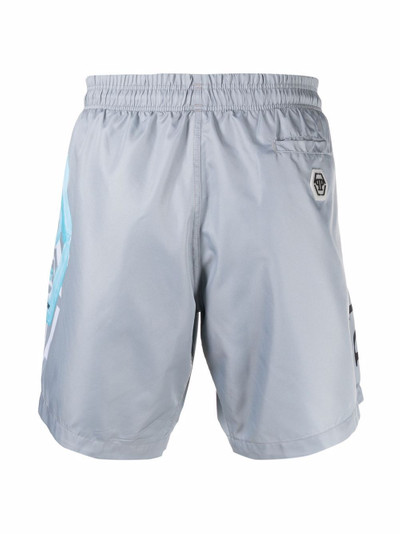 PHILIPP PLEIN logo-print swimming shorts outlook