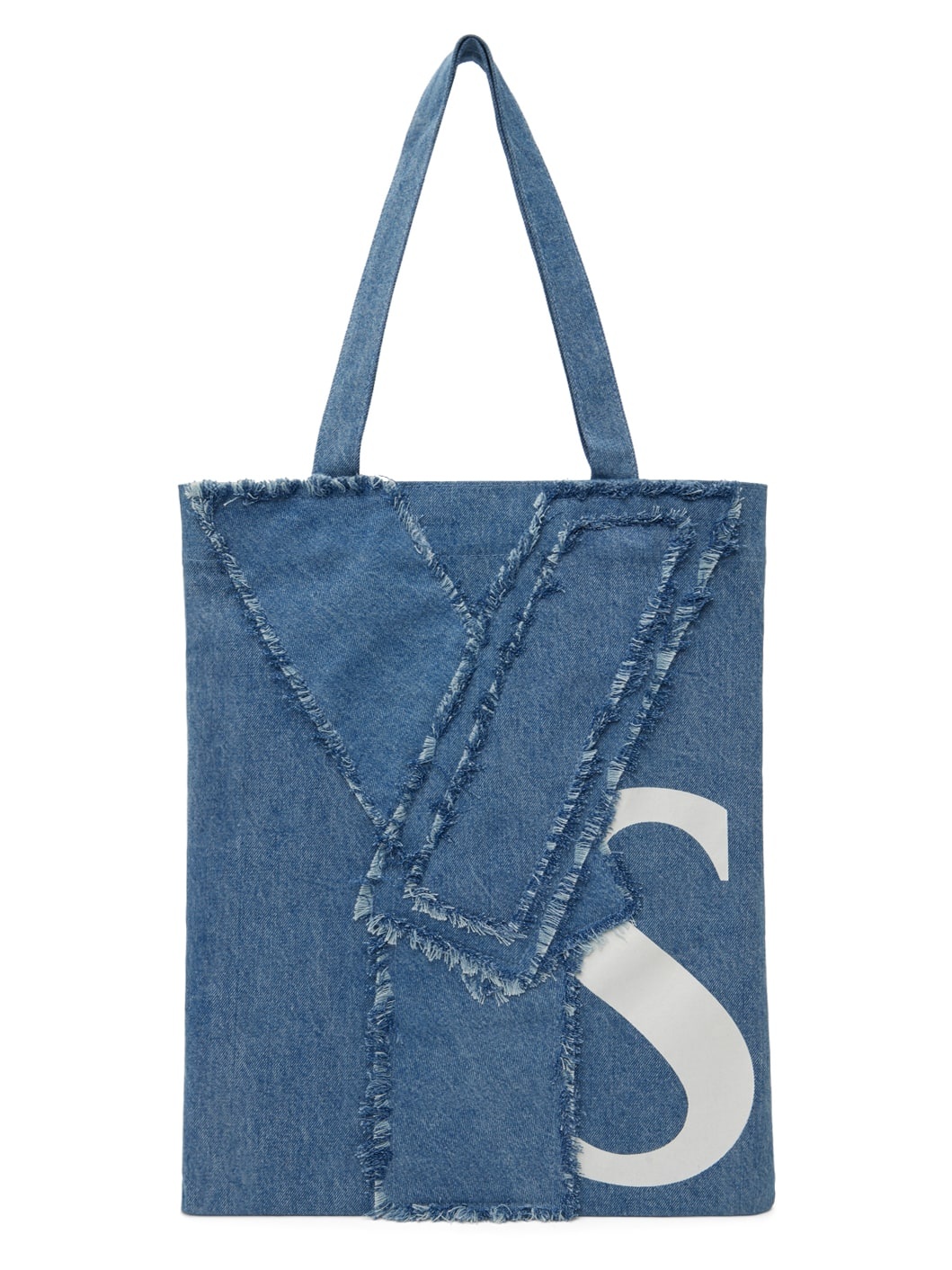 Blue Patchwork Tote - 1