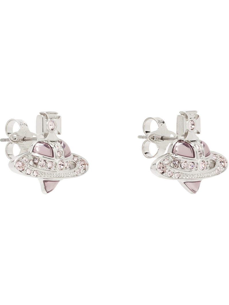 Vivienne Westwood New Diamante Heart Earrings outlook