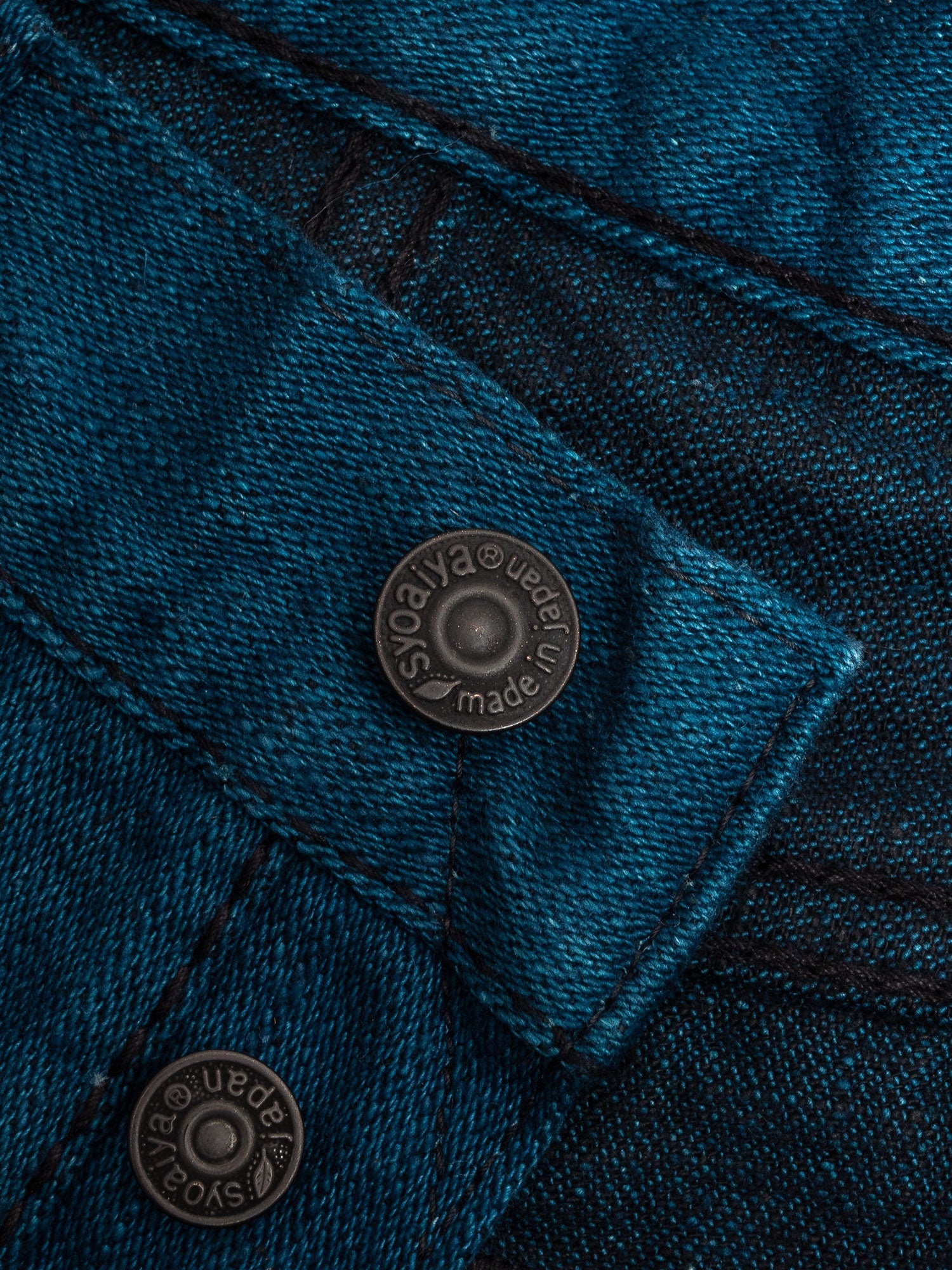 PBO-002-013 "Asagi" 16.5oz Rinsed Selvedge Denim - Slim Tapered Fit - 9