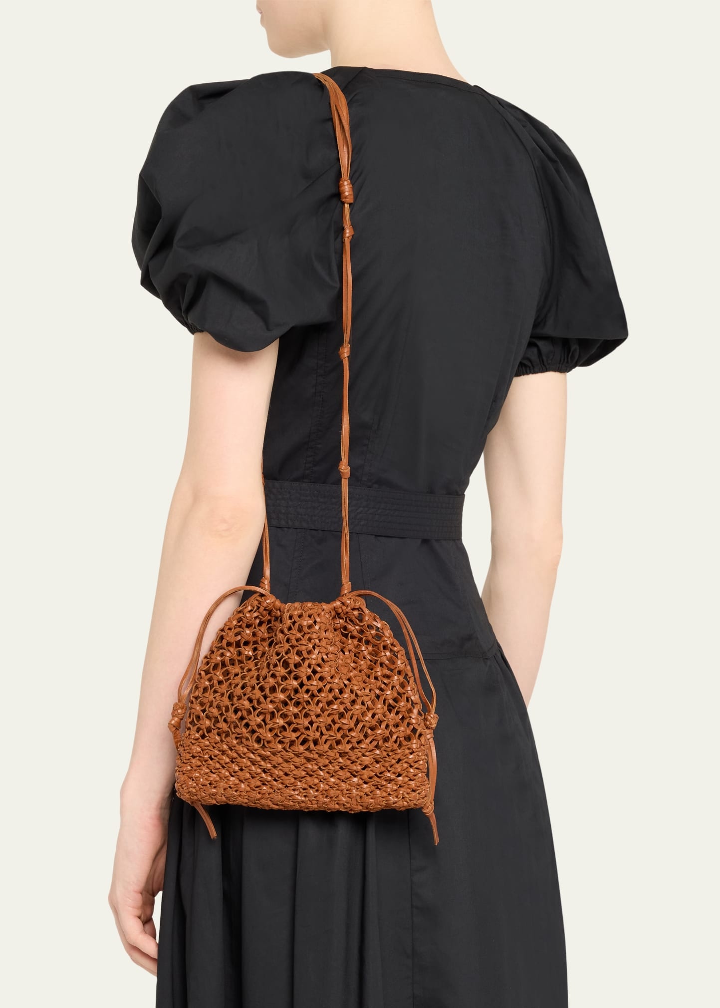 Tulia Knotted Leather Crossbody Bag - 2