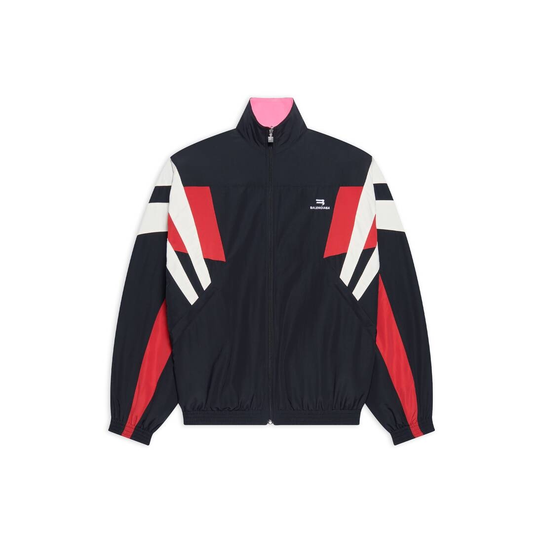 Women's Reversible Tracksuit Jacket   in Black - 8