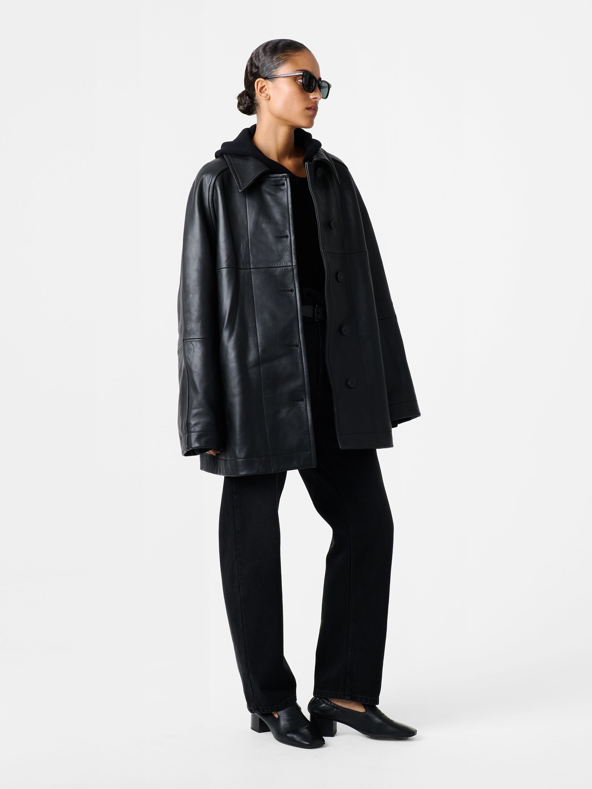 Ridger Leather Coat - 4