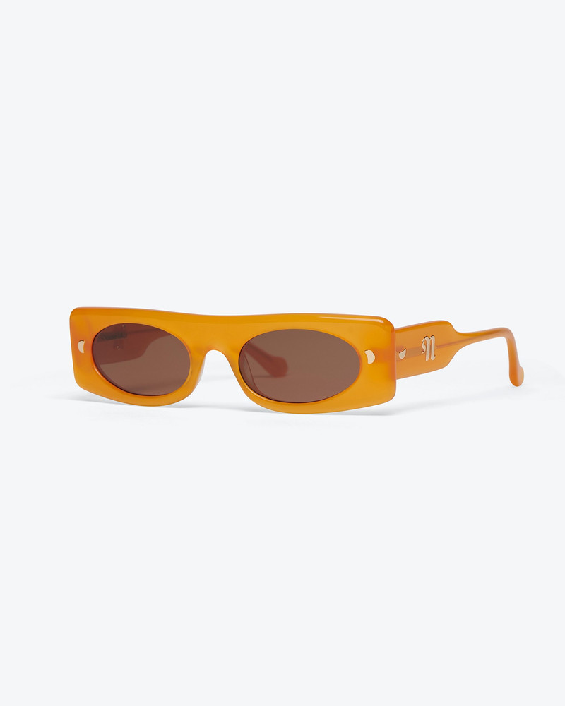 RUTHIE - Bio-plastic visor sunglasses - Orange 1