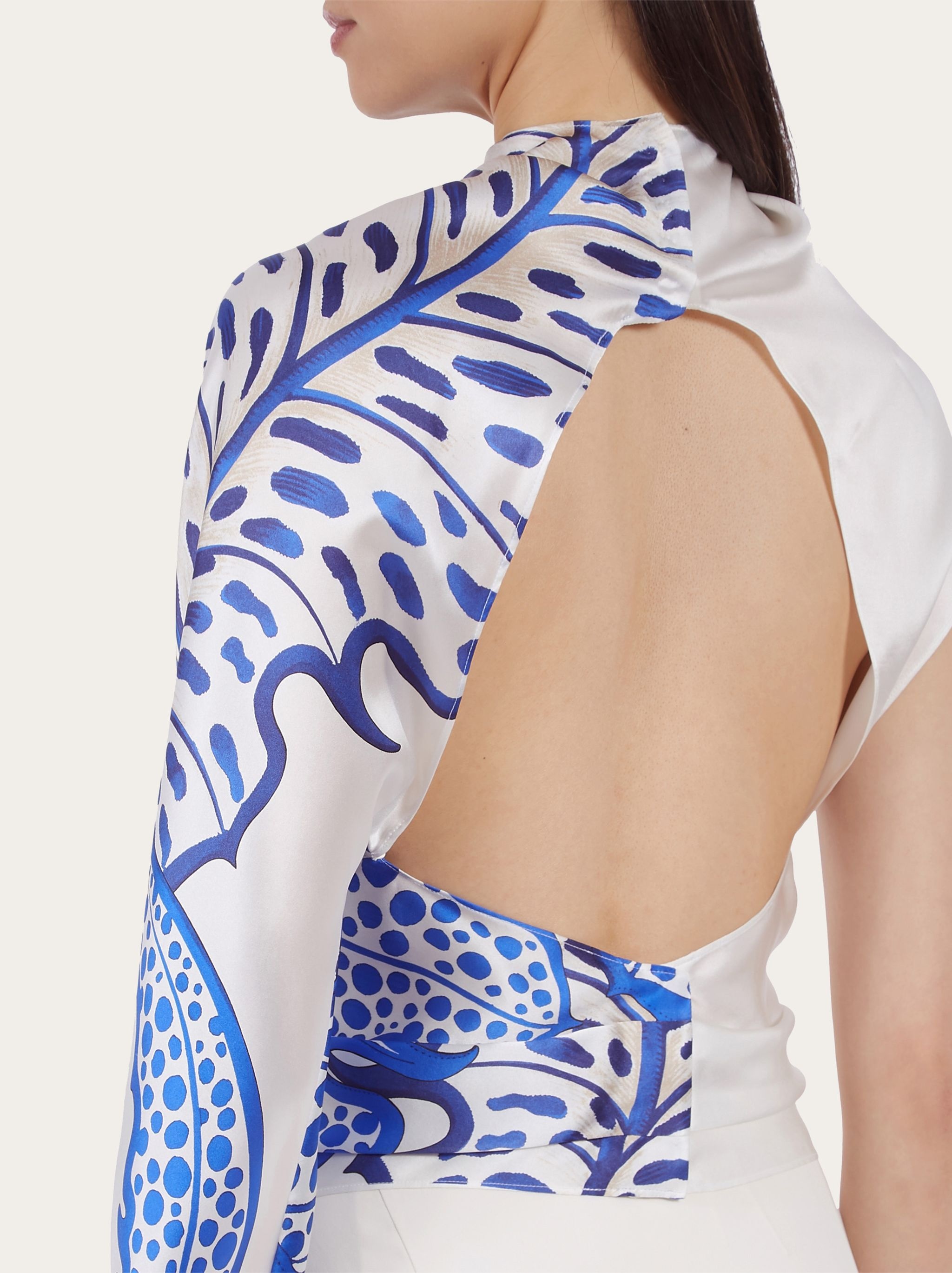 Asymmetric satin top - 4
