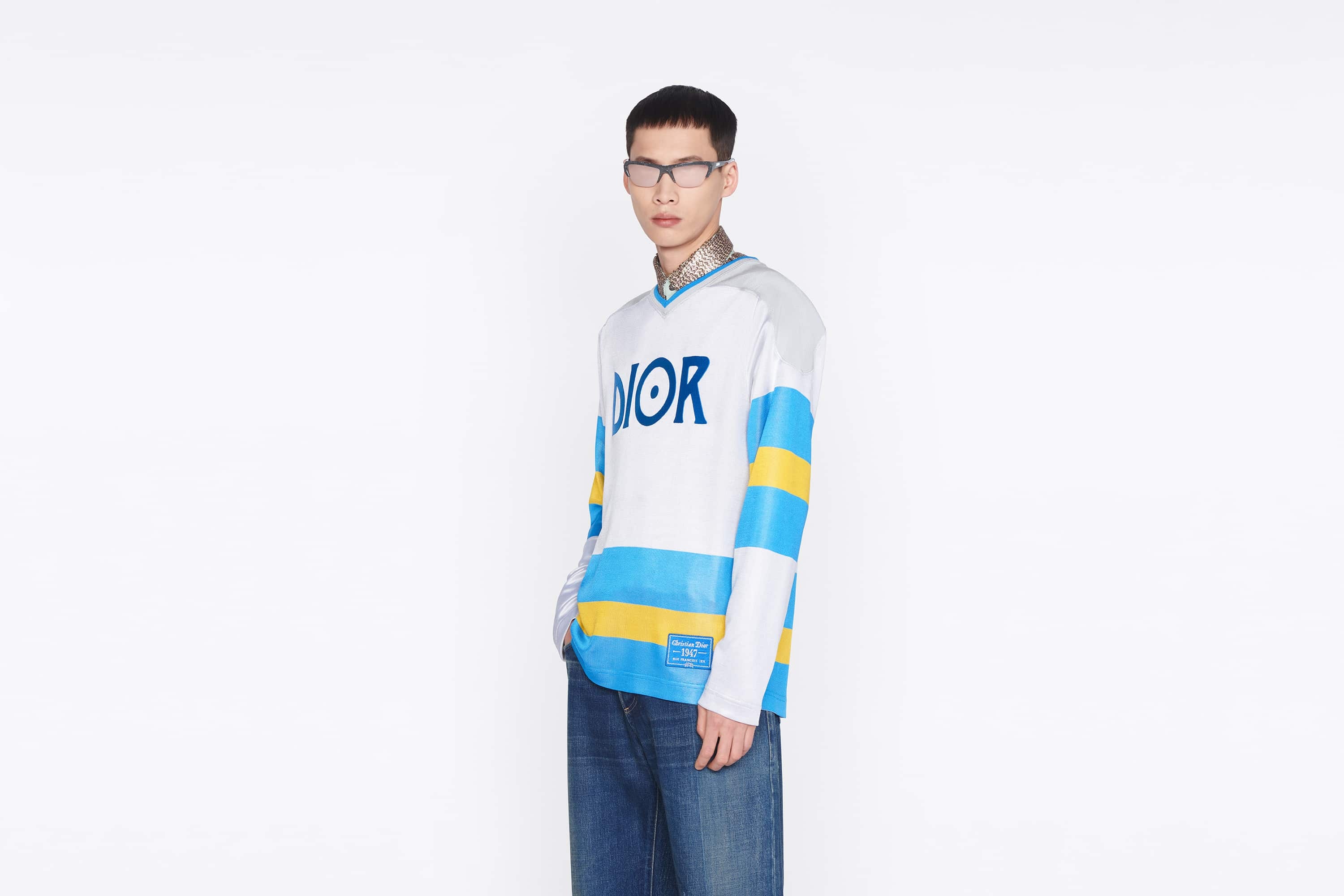 DIOR AND JACK KEROUAC Long-Sleeved T-Shirt, Relaxed Fit - 5
