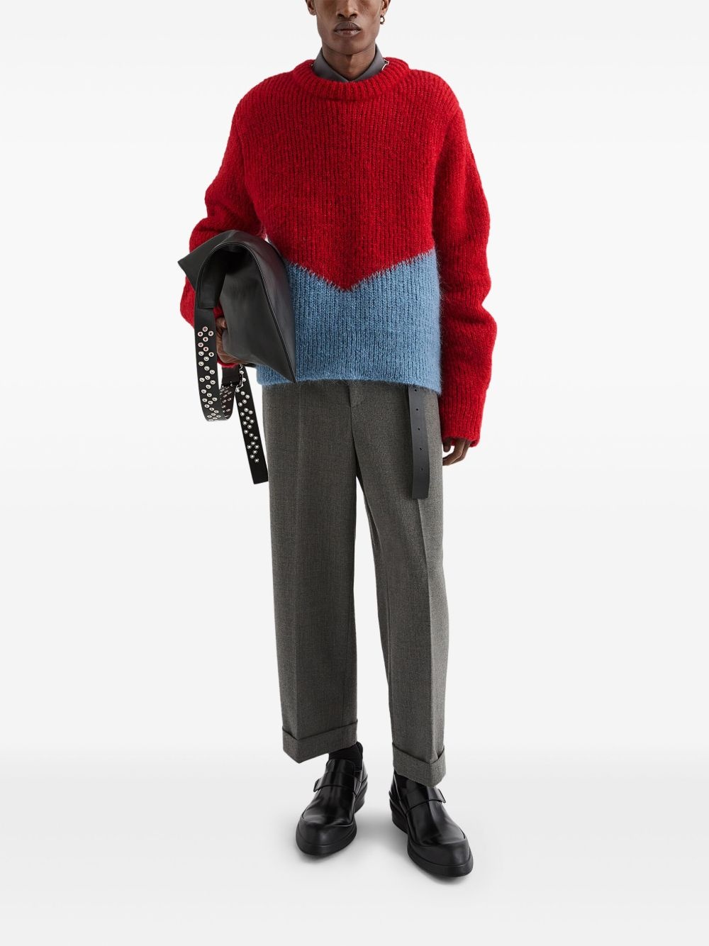colourblock sweater - 2