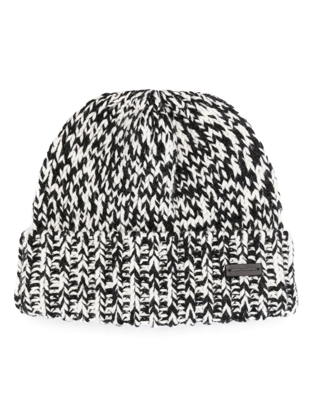SAINT LAURENT chunky-knit wool beanie | farfetch | REVERSIBLE