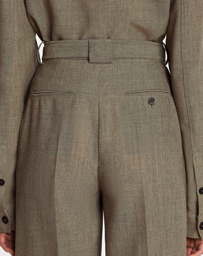 Lanvin WIDE-LEG CUFFED WOOL PANTS outlook